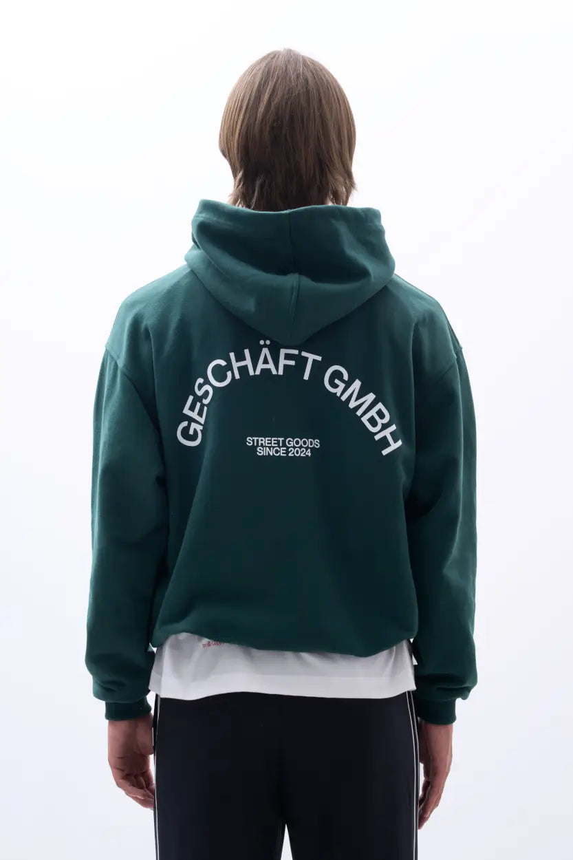 Team Hoodie Verde – 470g/m2 image 3