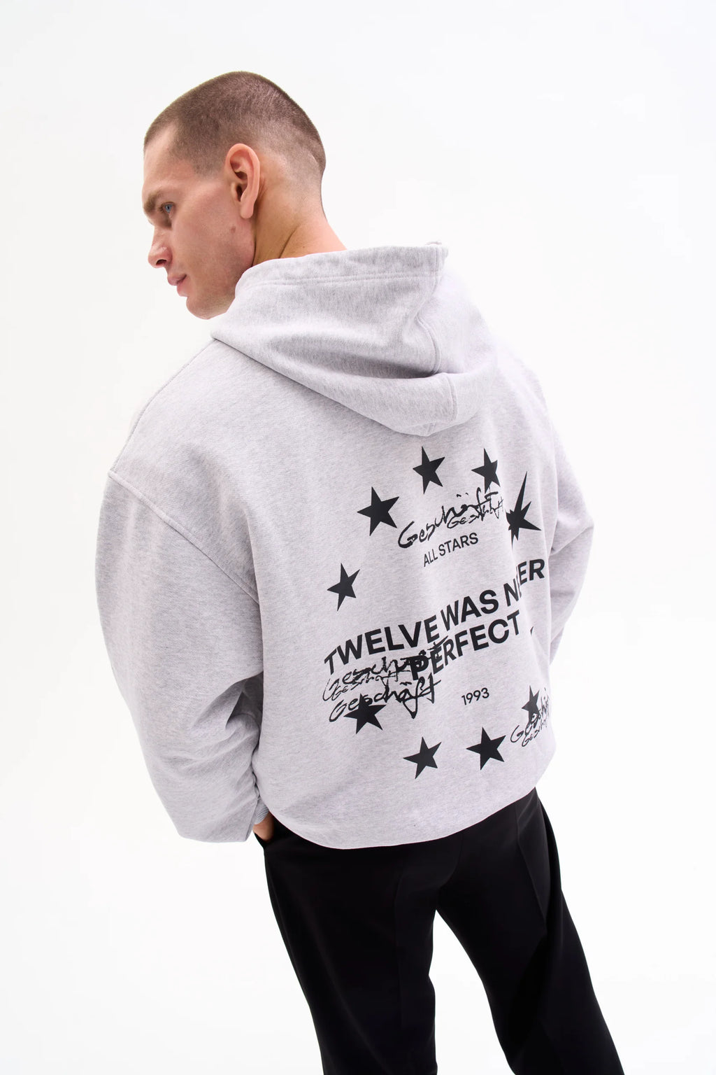 ALL STARS HOODIE 470g - HEATHER GREY image 1