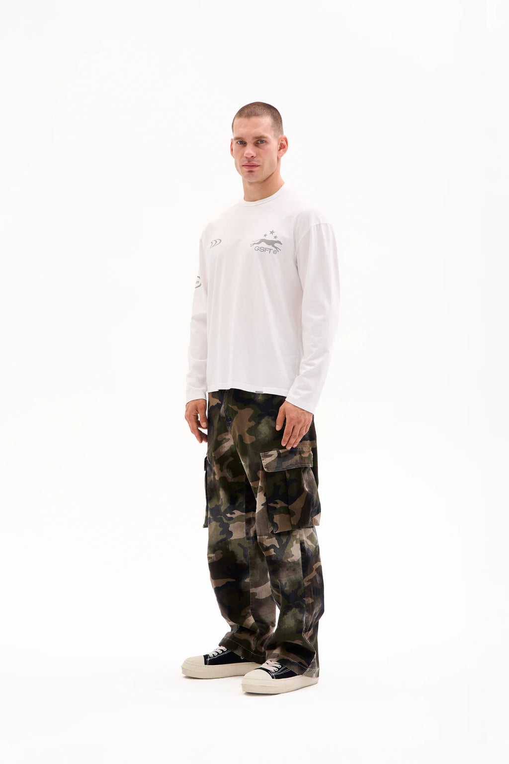 OSAKA RUN LONGSLEEVE 200g - OFF WHITE image 1