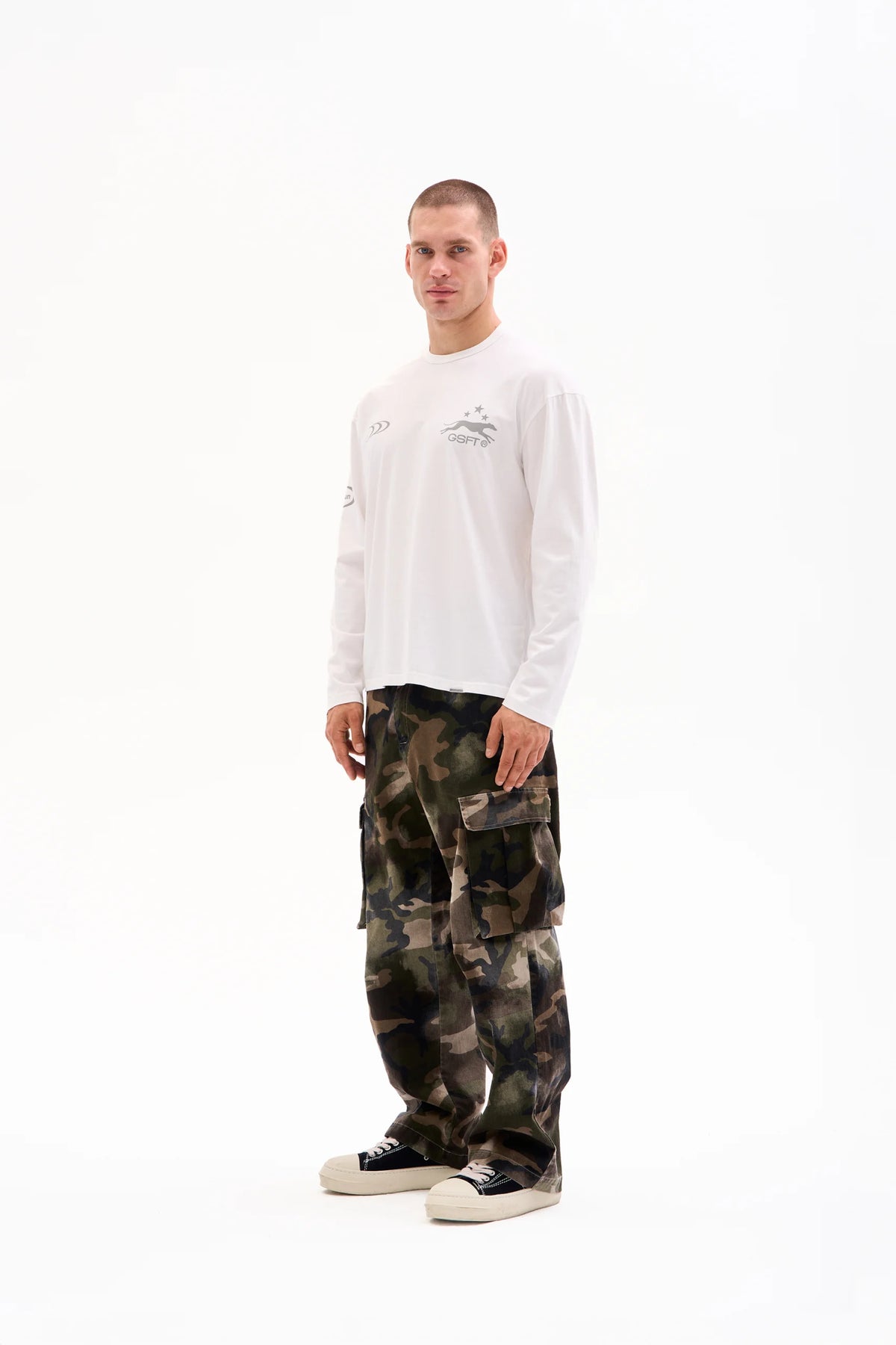 OSAKA RUN LONGSLEEVE 200g - OFF WHITE image 1