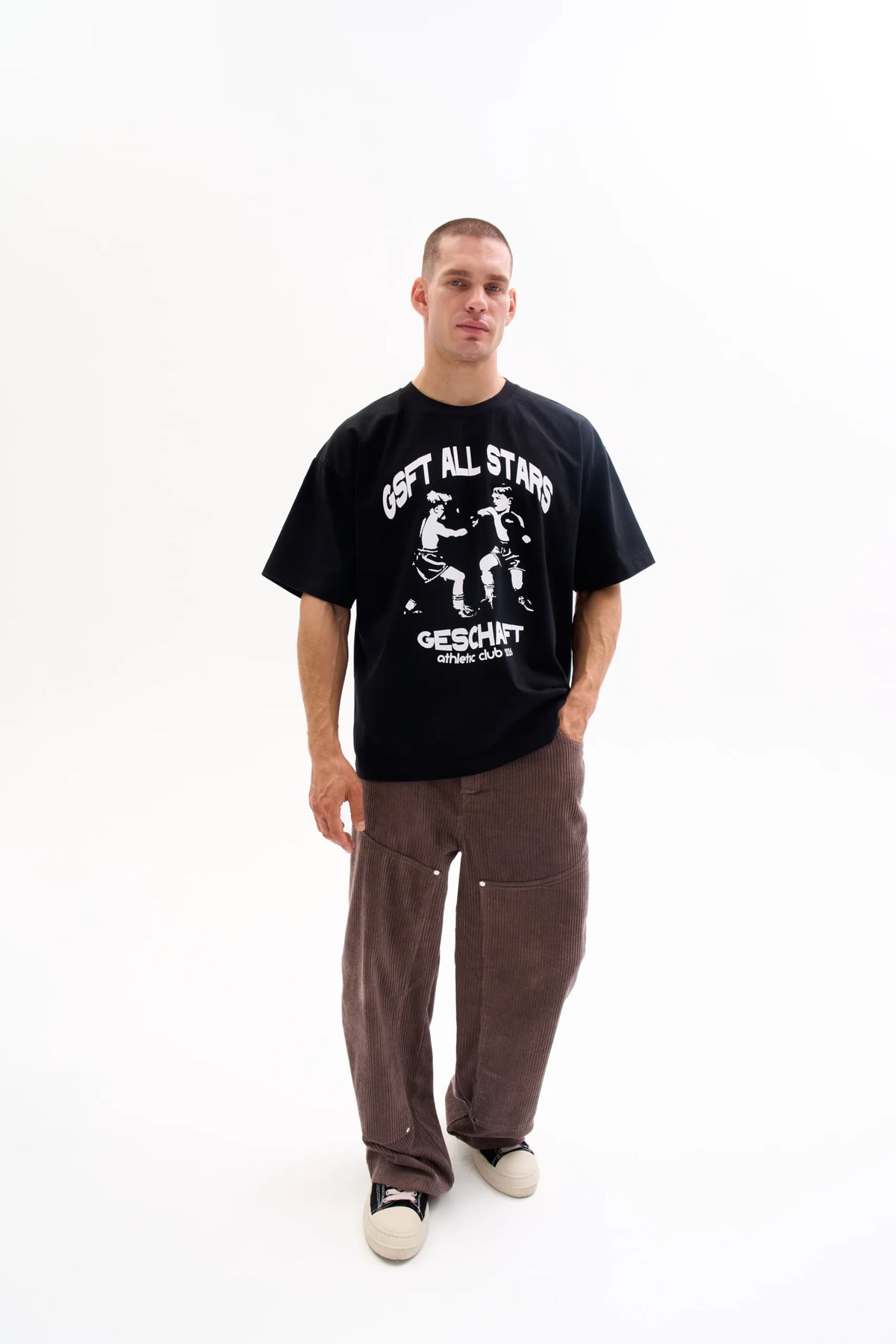 ALL STARS BOXING TEE 300g - WASHED BLACK image 6