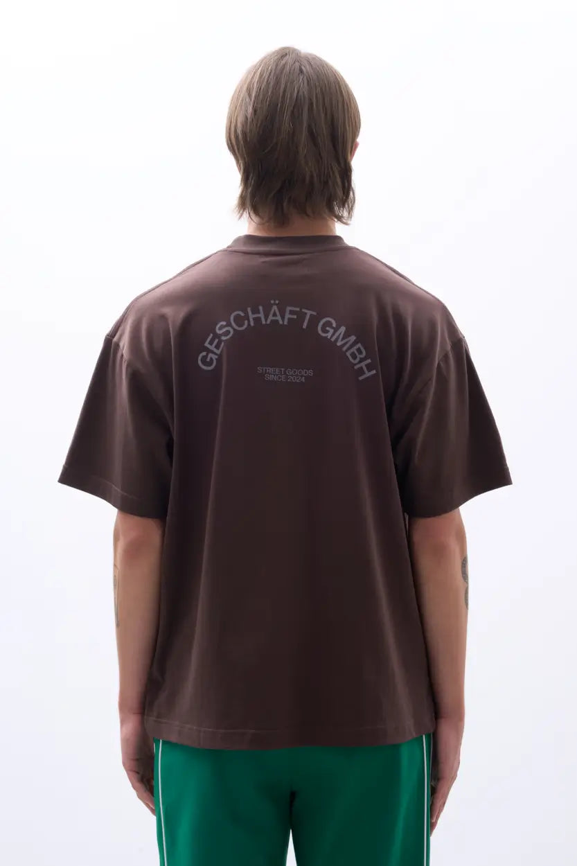 GSFT® Logo Tee – Brown 220gsm image 2