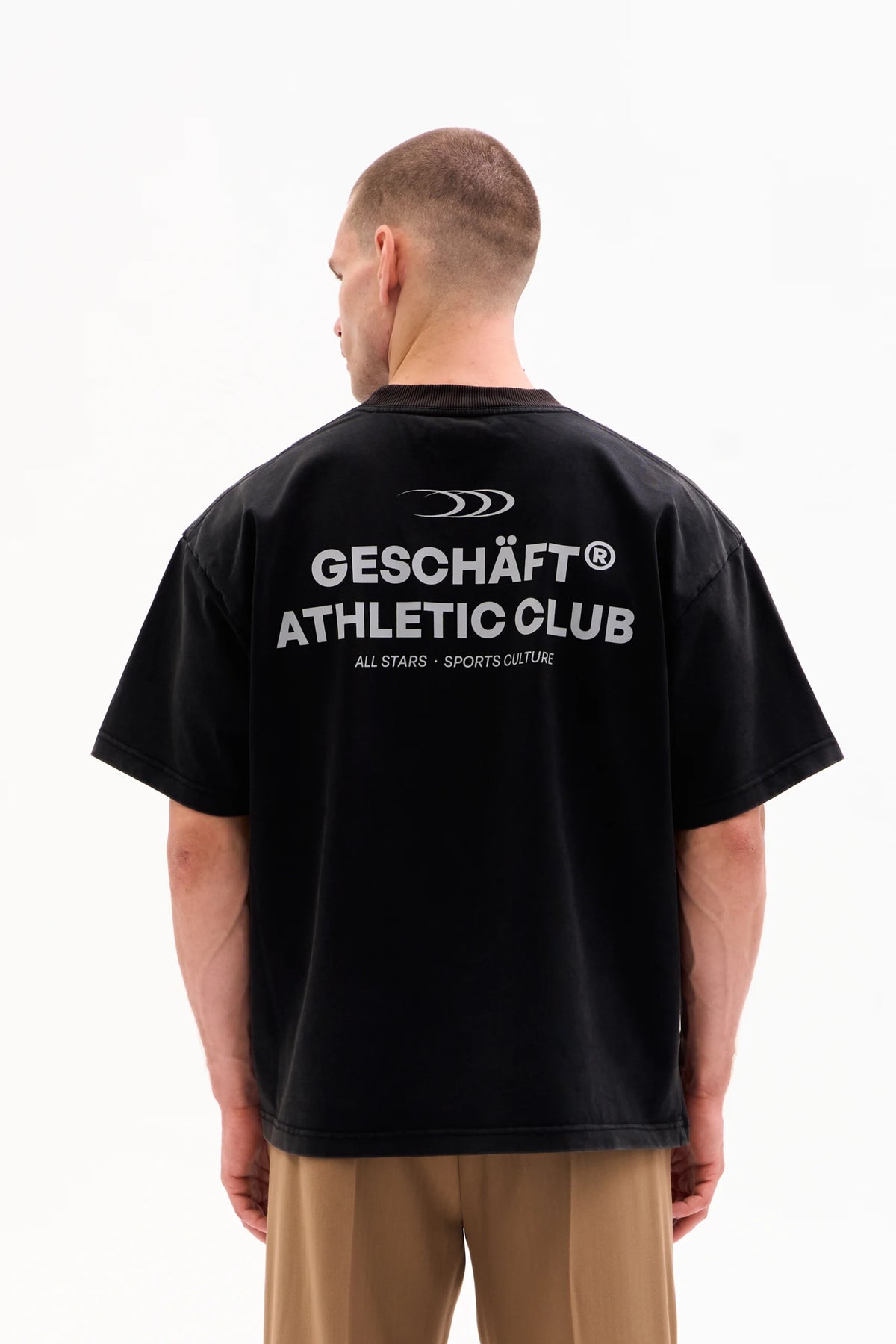 ATHLETIC CLUB TEE 300g - VINTAGE BLACK image 1