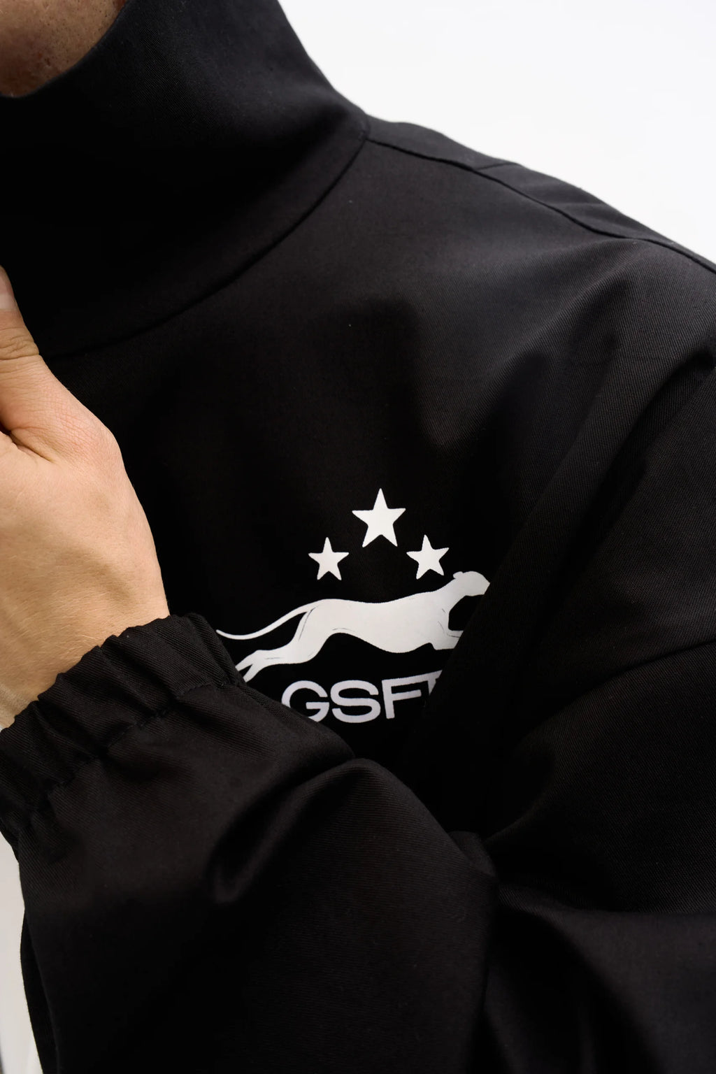 ATHLETIC CLUB TRACK JACKET - BLACK image 7