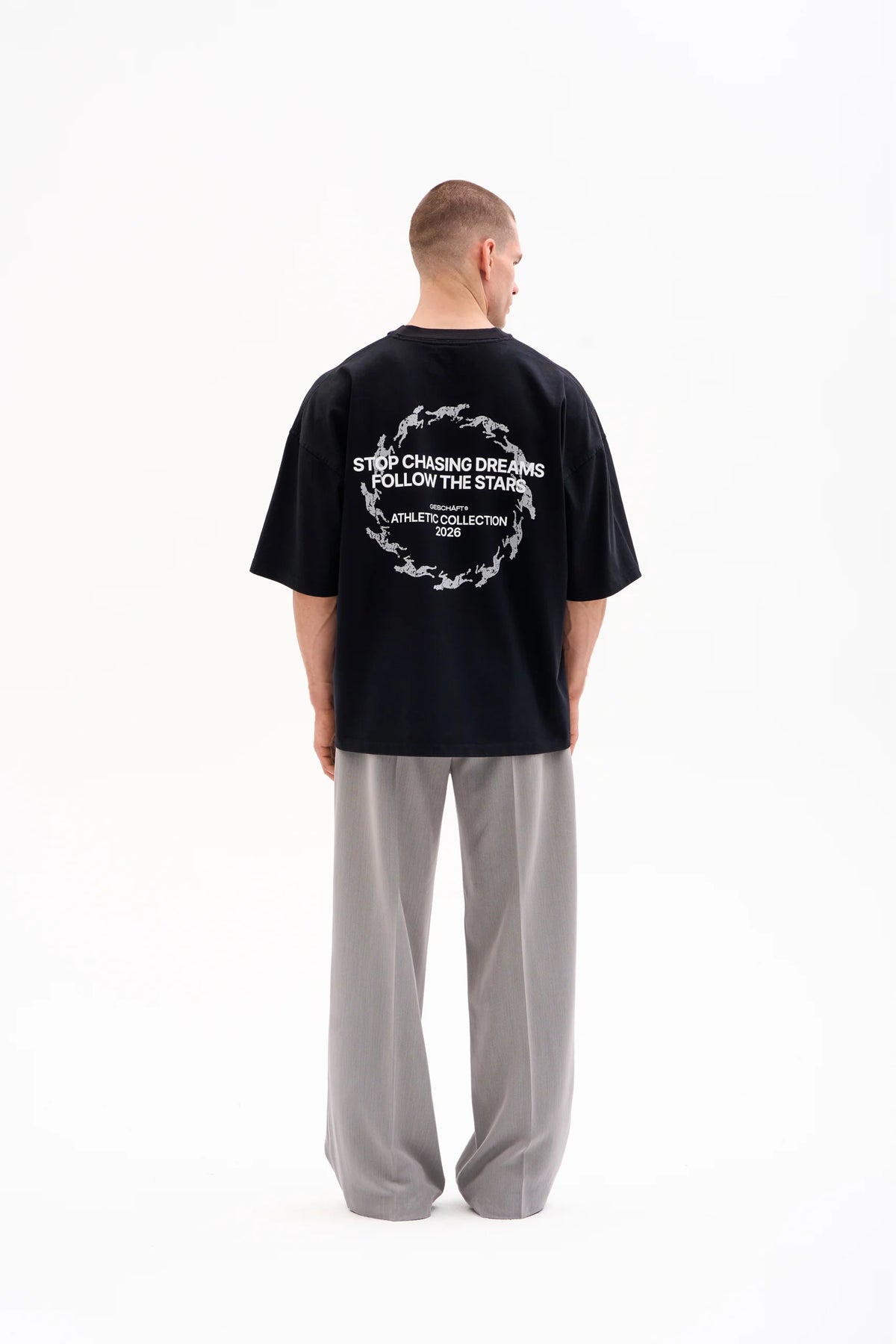 ATHLETIC CLUB TEE 300g WASHED BLACK image 4