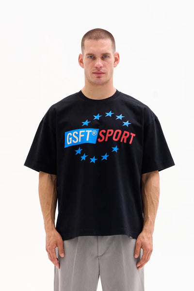 GSFT SPORT TEE 300g - WASHED BLACK image 0