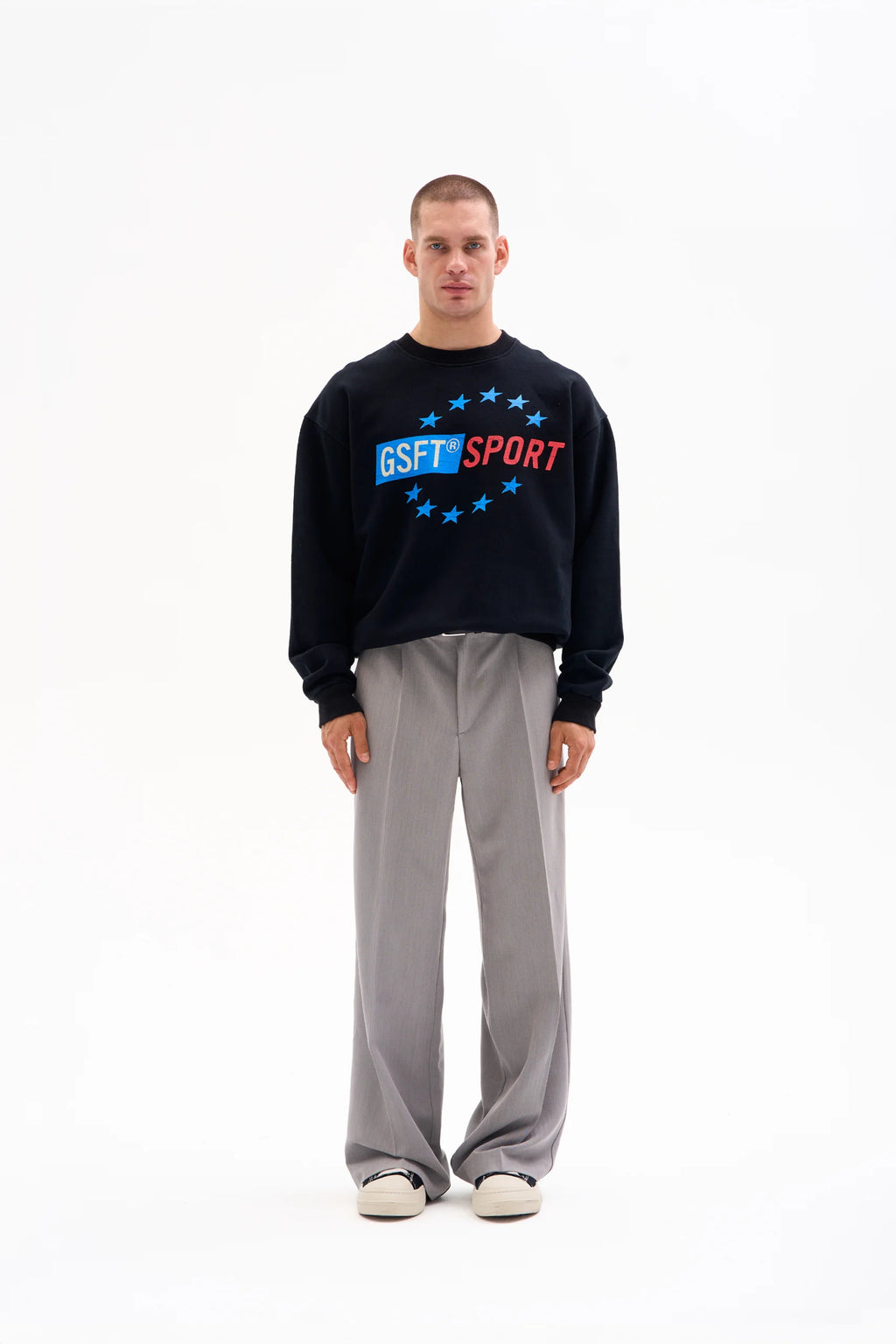 GSFT SPORT CREWNECK 470g - WASHED BLACK image 3