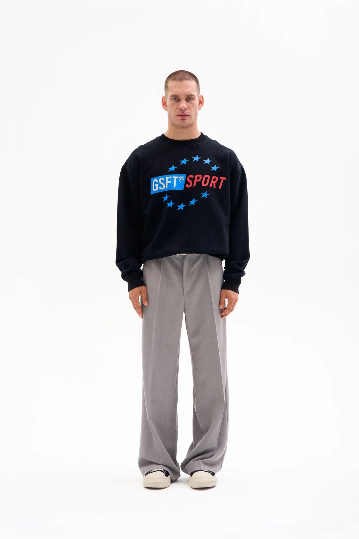 GSFT SPORT CREWNECK 470g - WASHED BLACK image 3