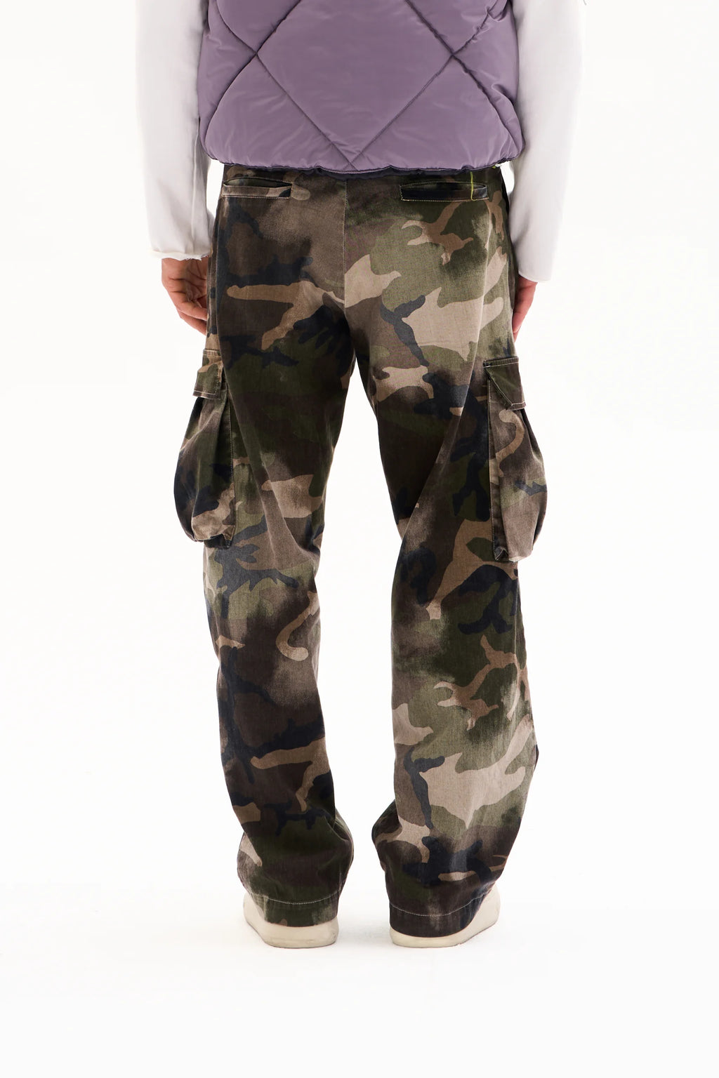 CARGO PANTS - WASHED CAMO image 4