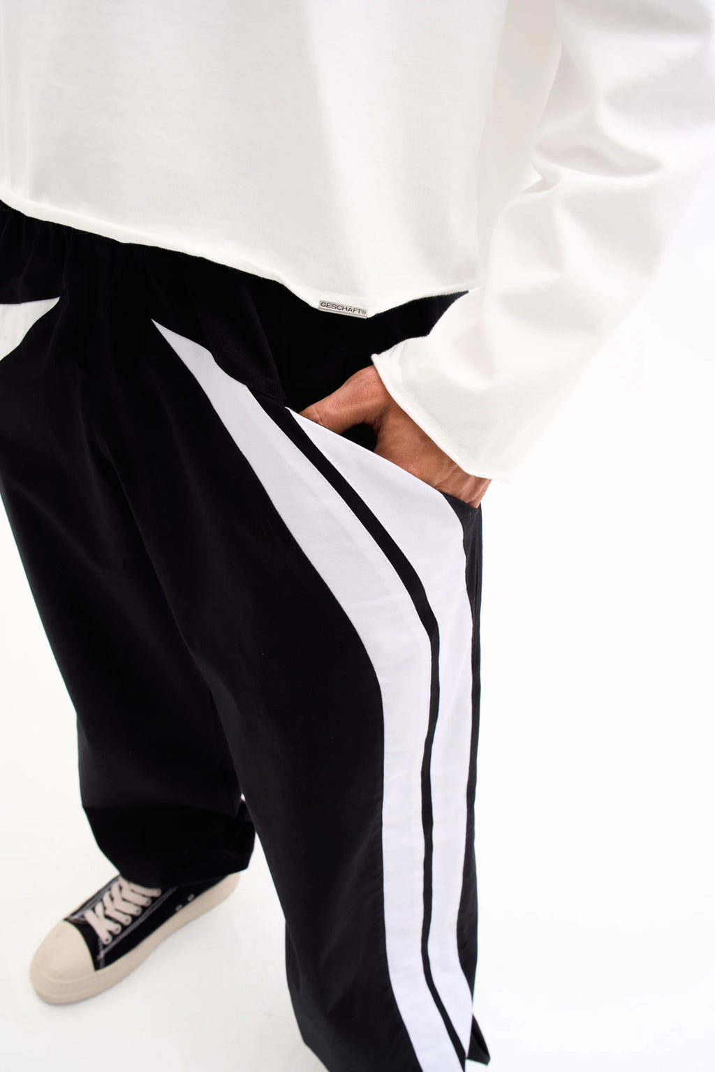 ATHLETIC CLUB TRACK PANTS - BLACK image 8