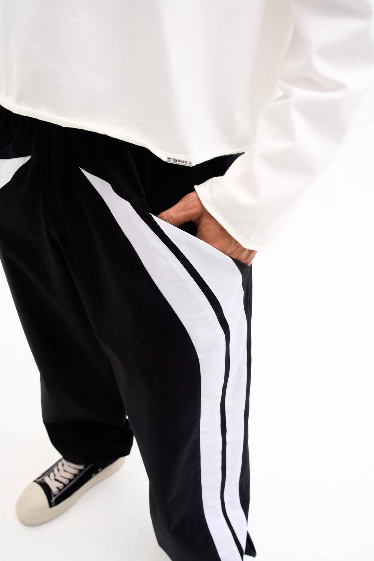 ATHLETIC CLUB TRACK PANTS - BLACK image 8