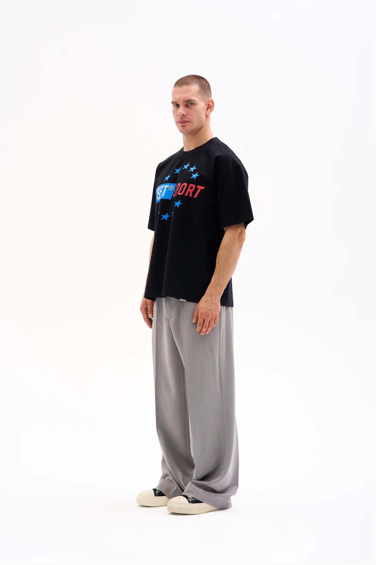 GSFT SPORT TEE 300g - WASHED BLACK image 1