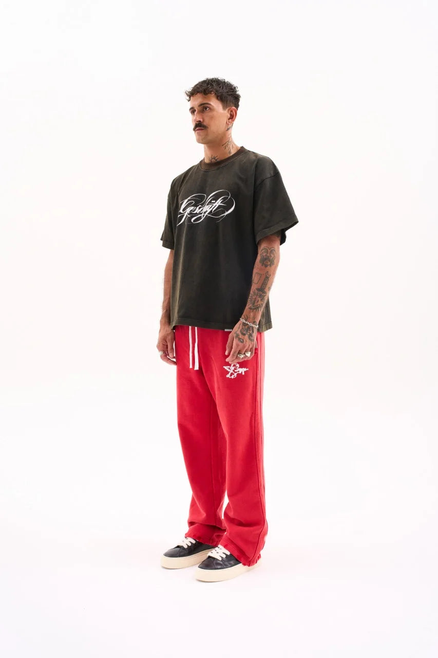 ANGEL SWEATPANTS 470G / WASHED RED image 1
