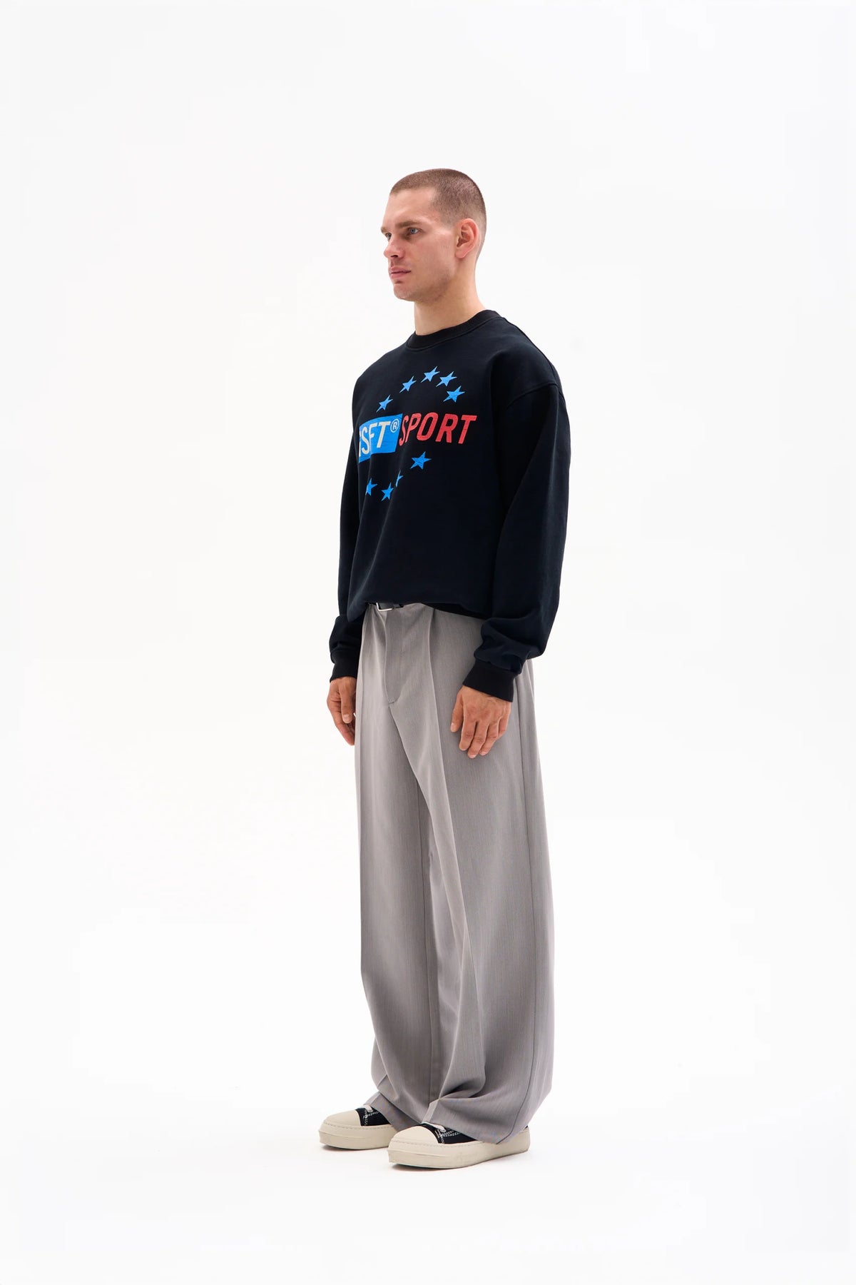 GSFT SPORT CREWNECK 470g - WASHED BLACK image 1