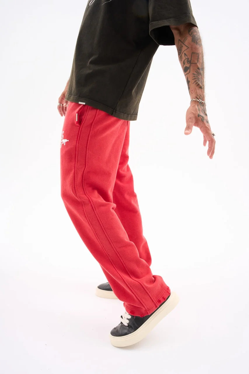 ANGEL SWEATPANTS 470G / WASHED RED image 3
