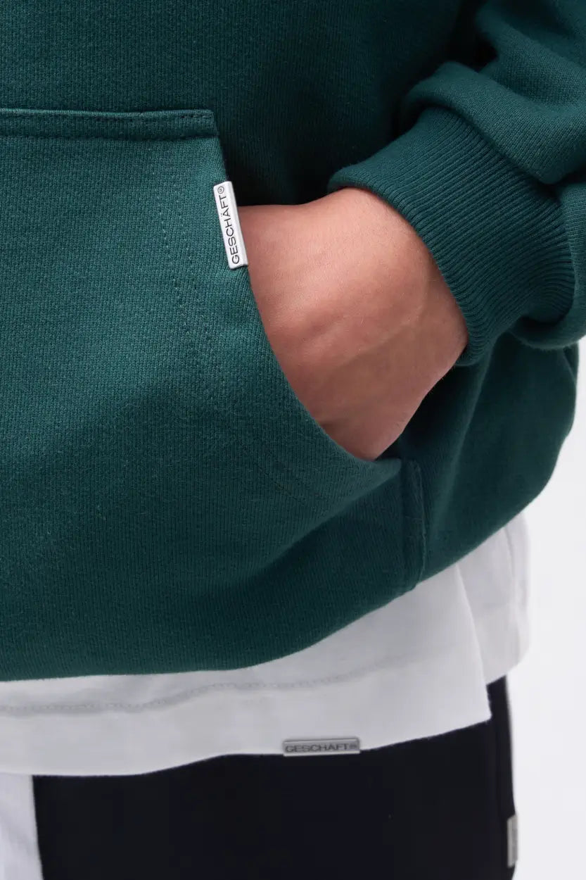 Team Hoodie Verde – 470g/m2 image 4