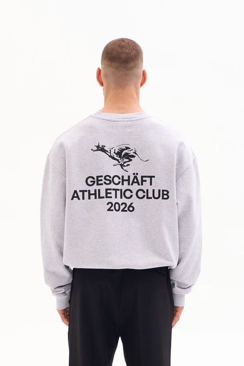 ATHLETIC CLUB CREWNECK 470g - HEATHER GREY image 1