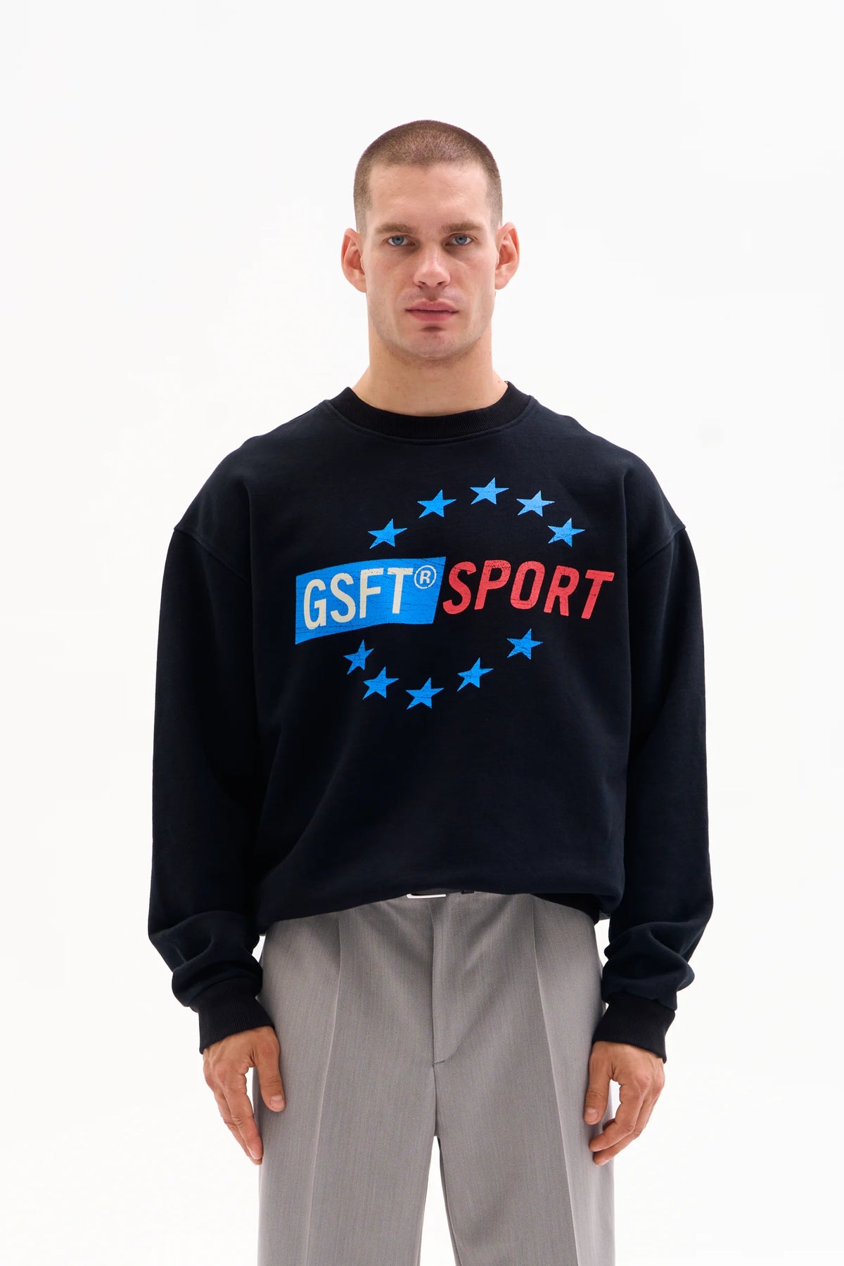 GSFT SPORT CREWNECK 470g - WASHED BLACK image 0