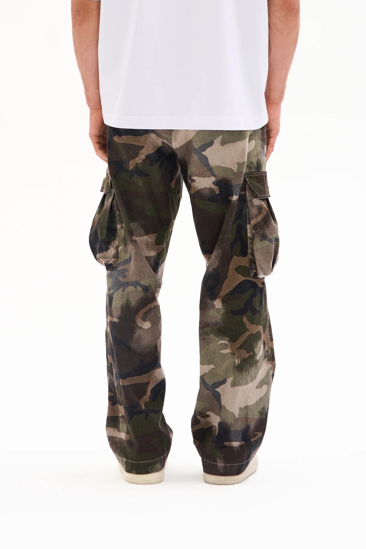 CARGO PANTS - WASHED CAMO image 6
