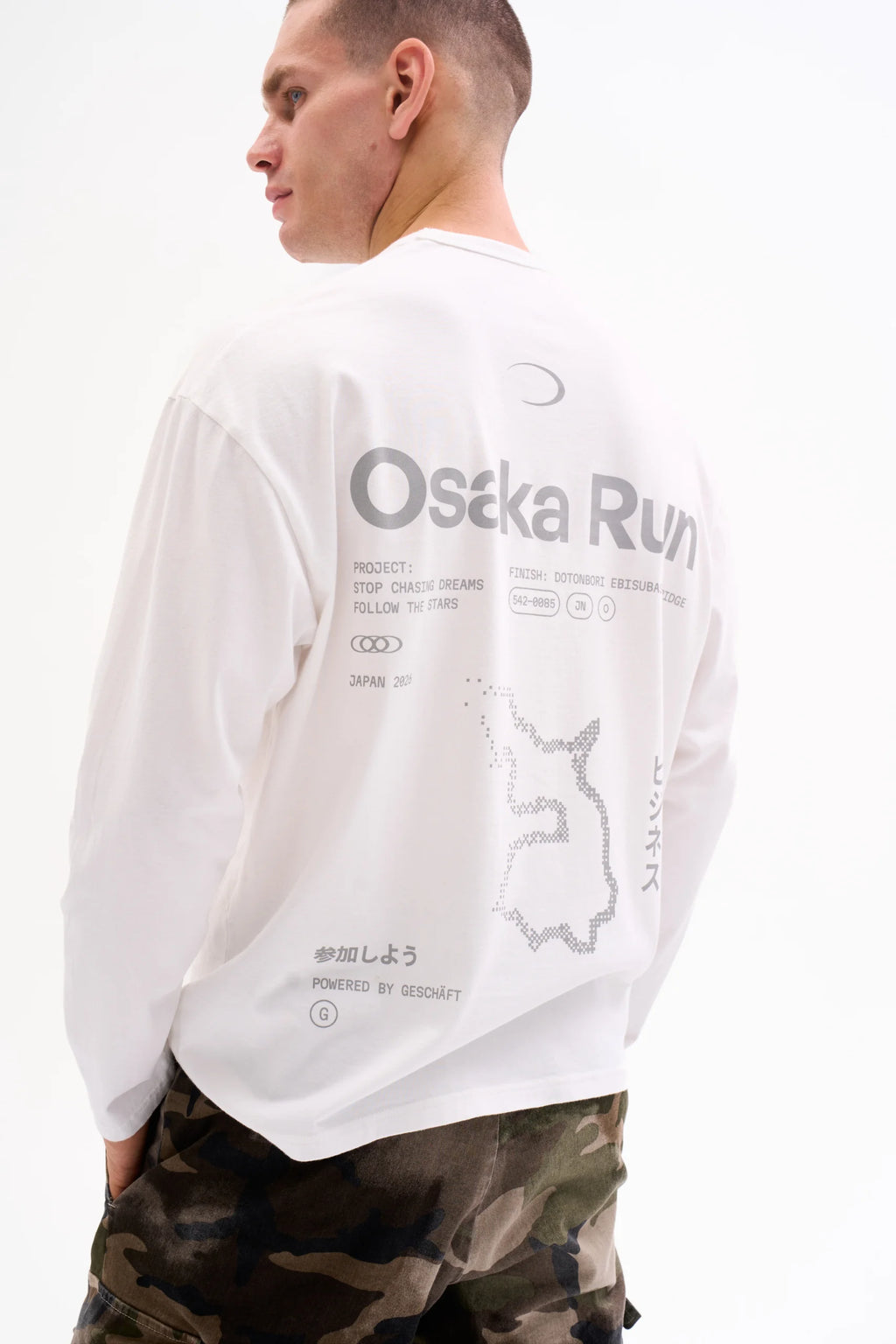 OSAKA RUN LONGSLEEVE 200g - OFF WHITE image 7