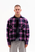 FLANNEL OVERSHIRT - PURPLE CHECK image 0