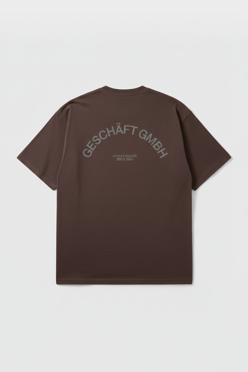 GSFT® Logo Tee – Brown 220gsm image 0