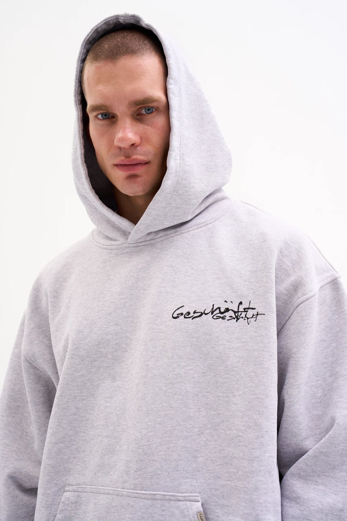 ALL STARS HOODIE 470g - HEATHER GREY image 3