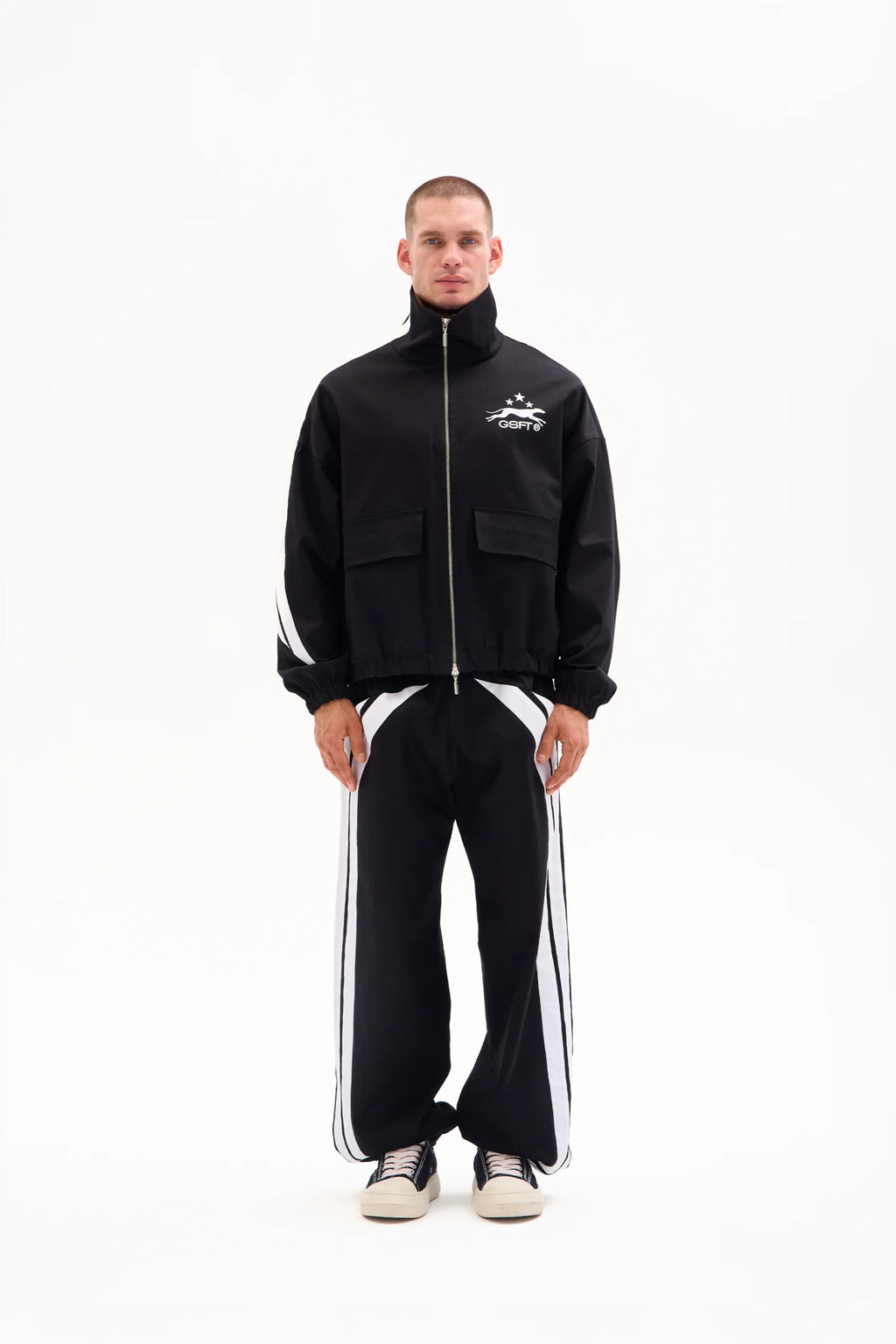 ATHLETIC CLUB TRACK PANTS - BLACK image 3