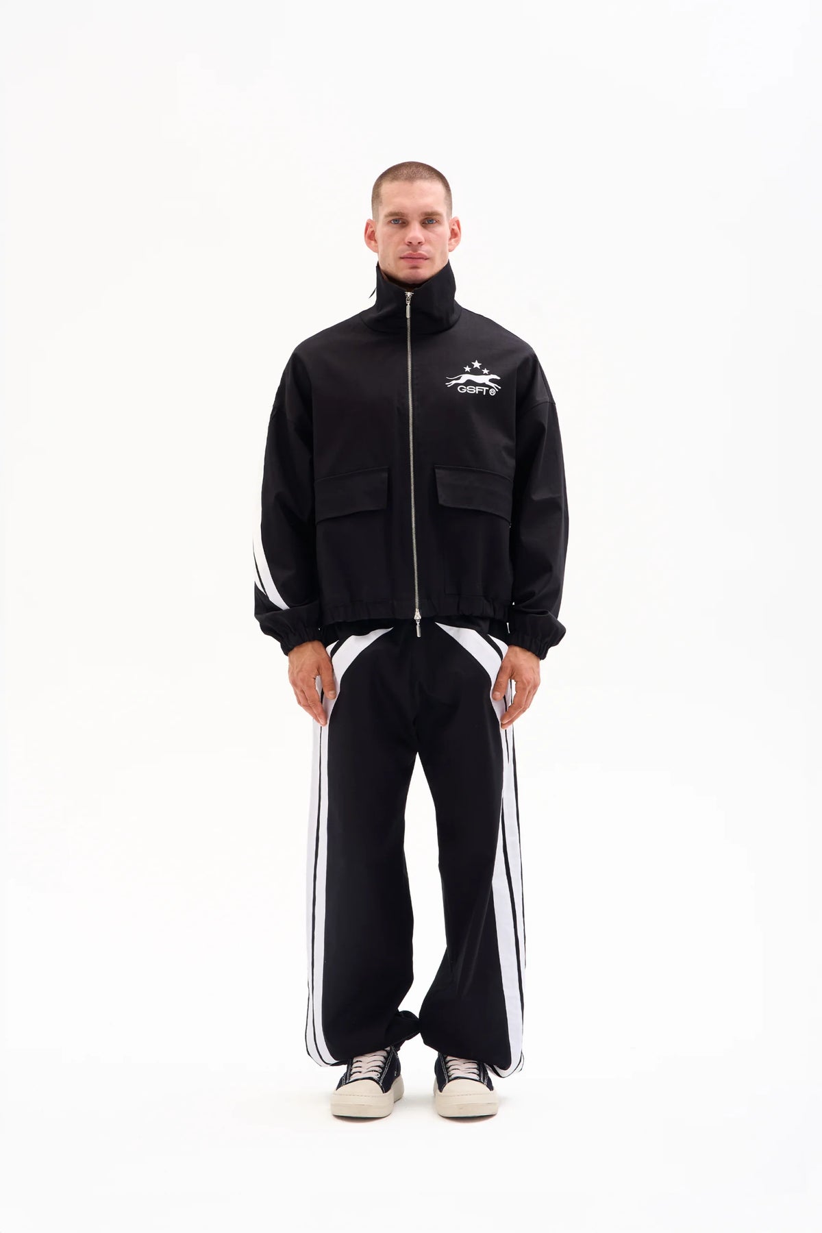 ATHLETIC CLUB TRACK PANTS - BLACK image 3