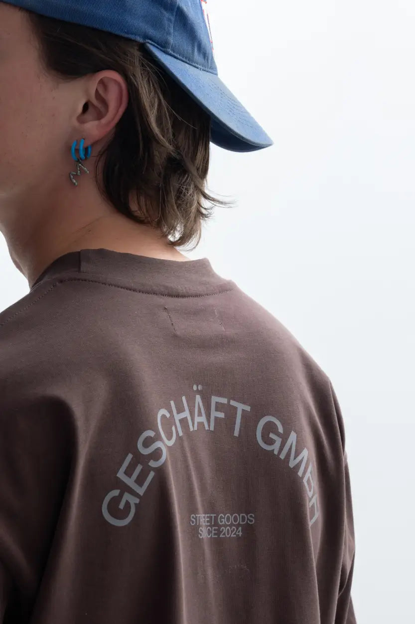 GSFT® Logo Tee – Brown 220gsm image 3