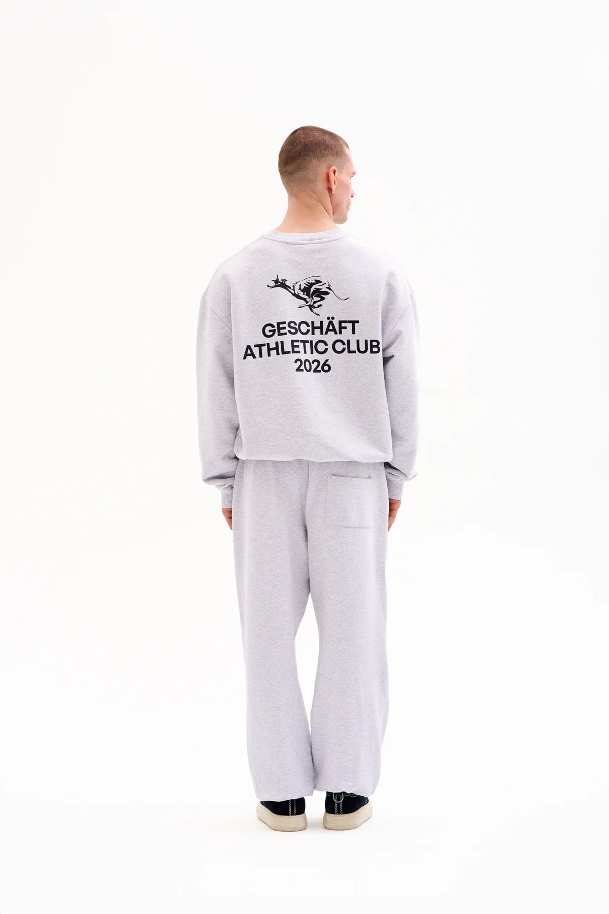 ATHLETIC CLUB SWEATPANTS 470g - HEATHER GREY image 4