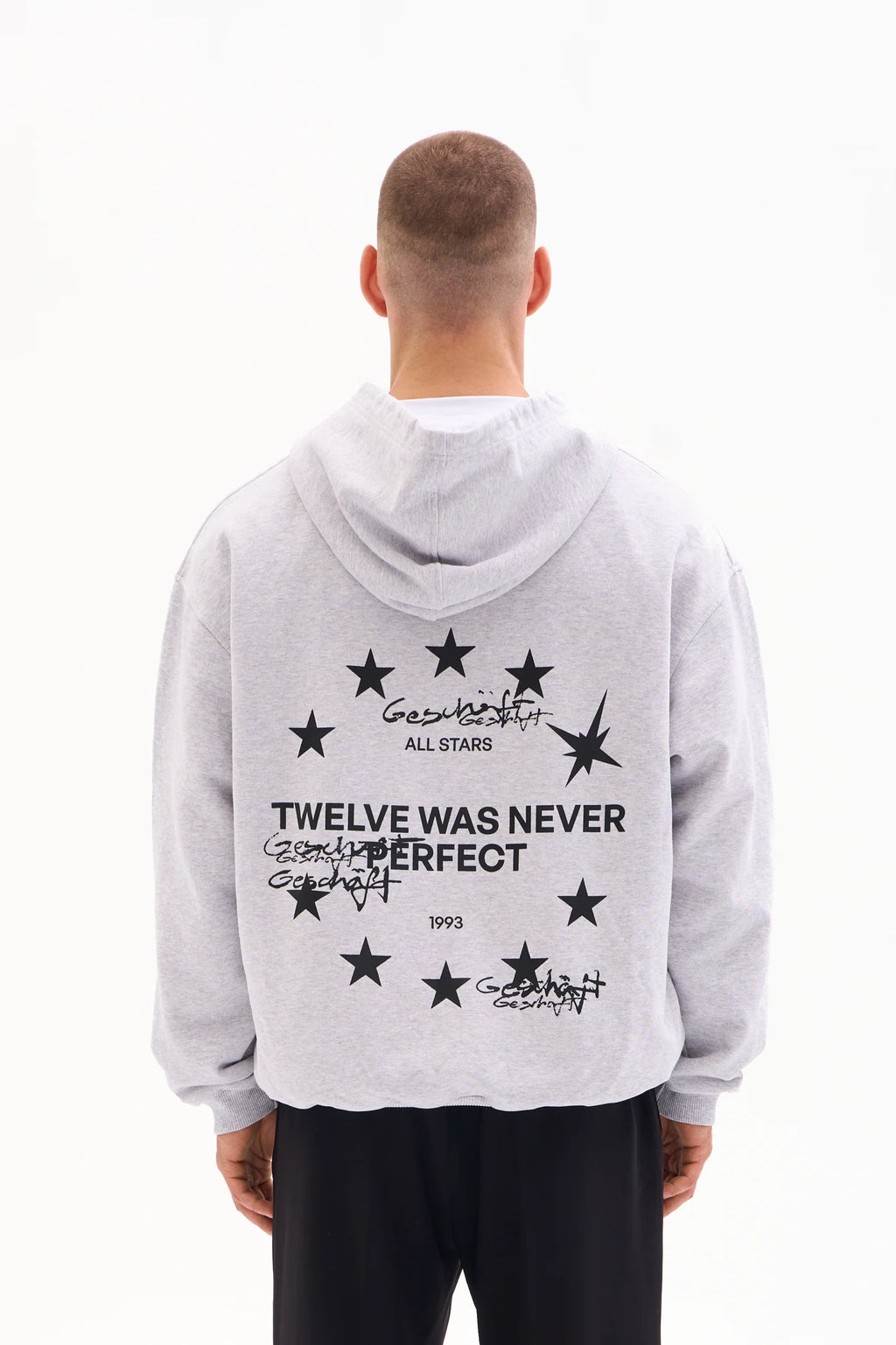 ALL STARS HOODIE 470g - HEATHER GREY image 4