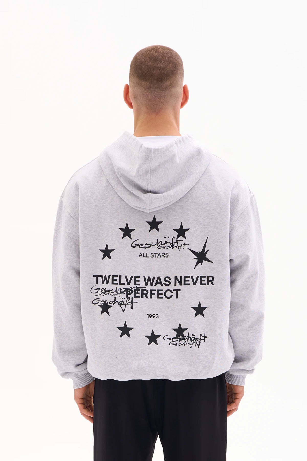 ALL STARS HOODIE 470g - HEATHER GREY image 4