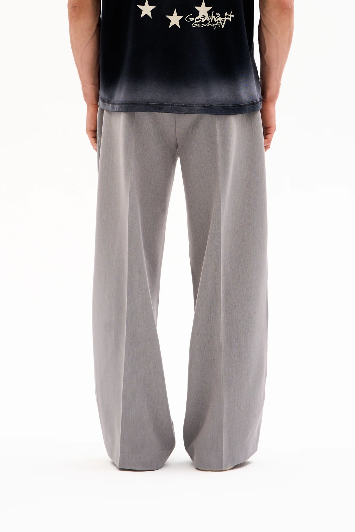 PRESSED TROUSERS - WIDE · LIGHT GREY image 4