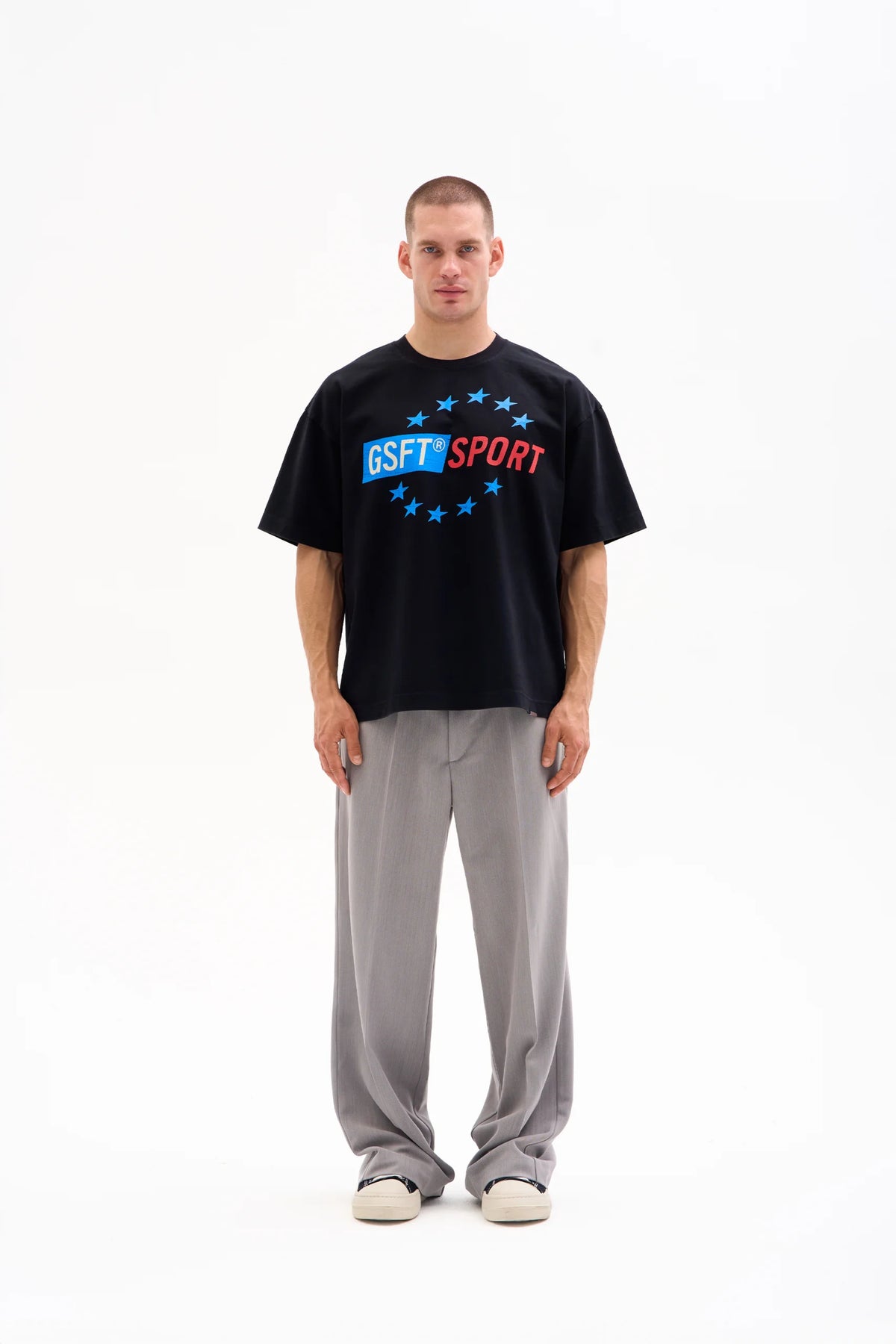 GSFT SPORT TEE 300g - WASHED BLACK image 2