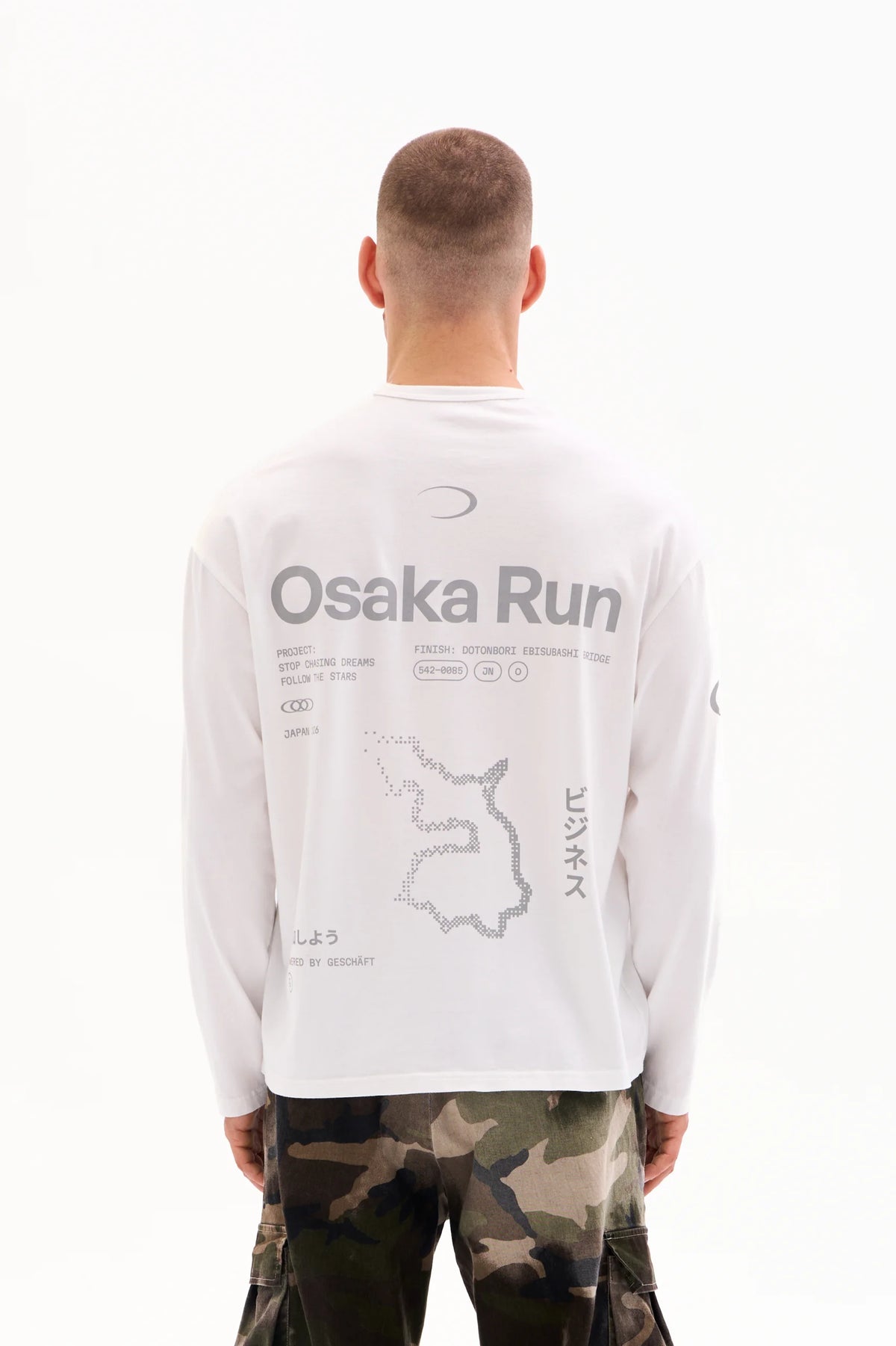 OSAKA RUN LONGSLEEVE 200g - OFF WHITE image 2
