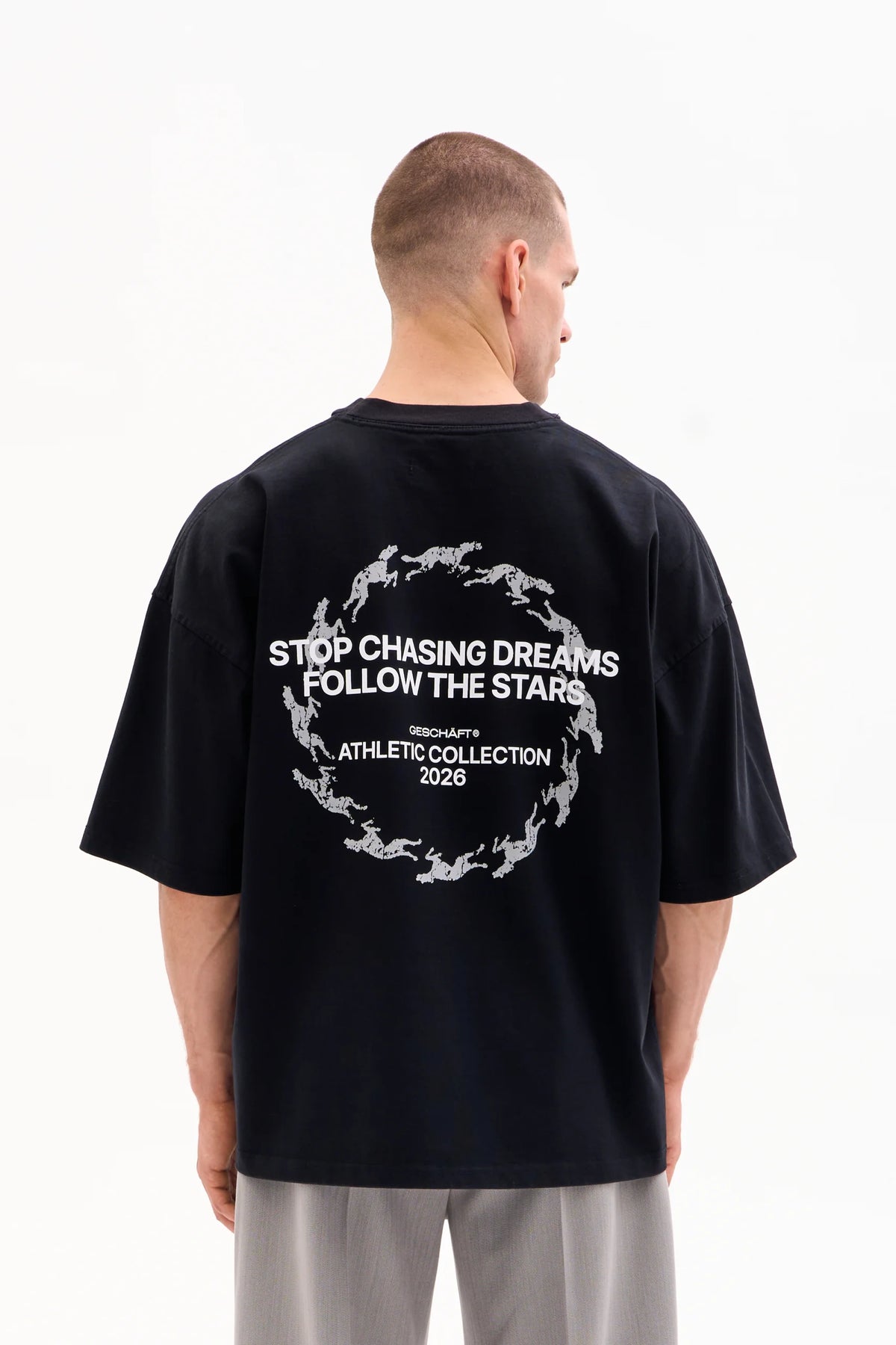 ATHLETIC CLUB TEE 300g WASHED BLACK image 1
