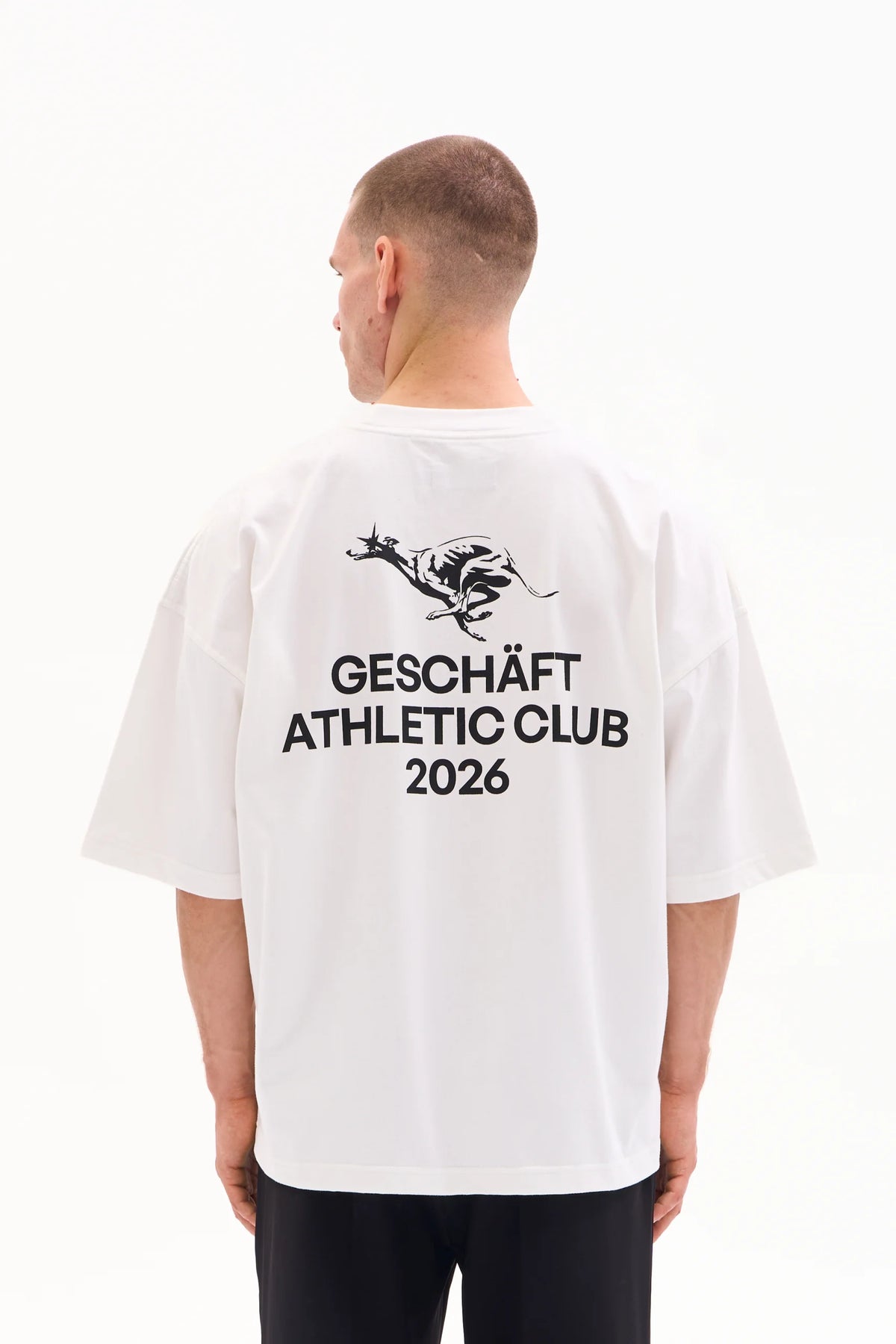 ATHLETIC CLUB TEE 280g - OFF WHITE image 3