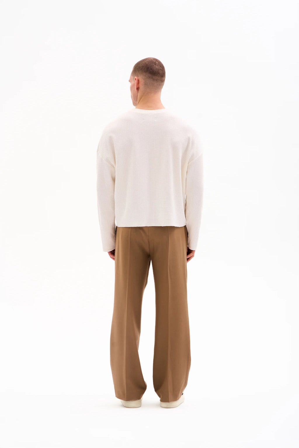 PRESSED TROUSERS - RELAXED · CAMEL image 3
