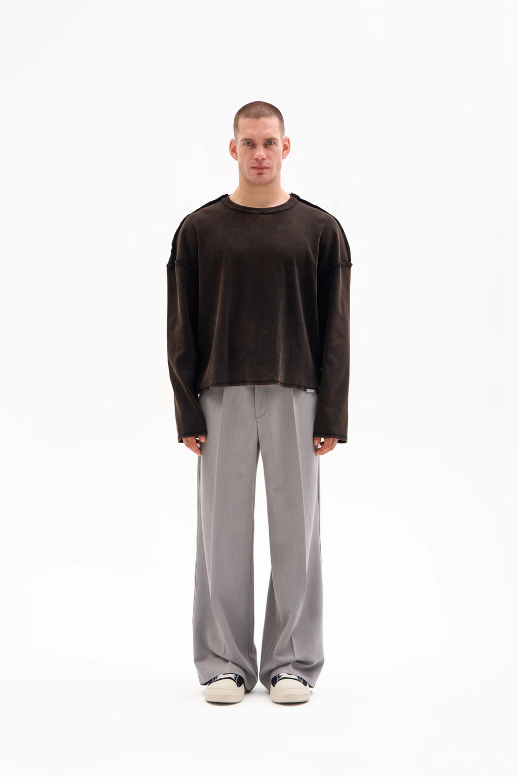 REVERSIBLE RIB KNIT 450g - FADED BROWN image 5
