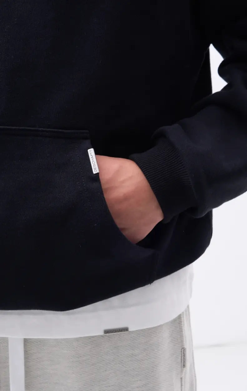 Team Hoodie – Black 470g/m2 image 4