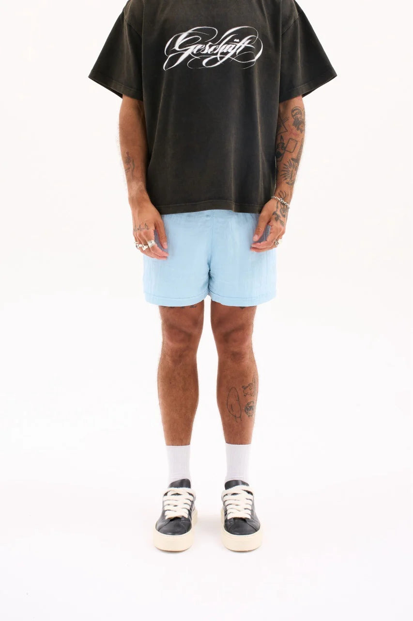 LIGHTWEIGHT CRASH SHORTS / BABY BLUE image 0