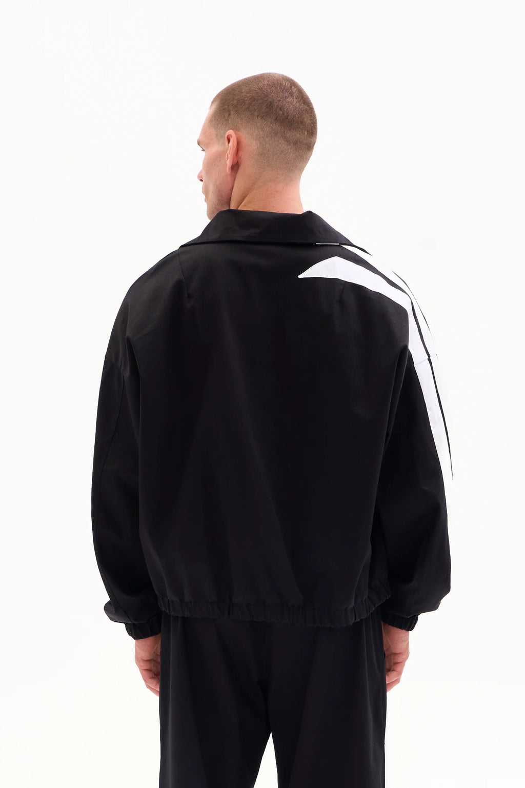 ATHLETIC CLUB TRACK JACKET - BLACK image 3