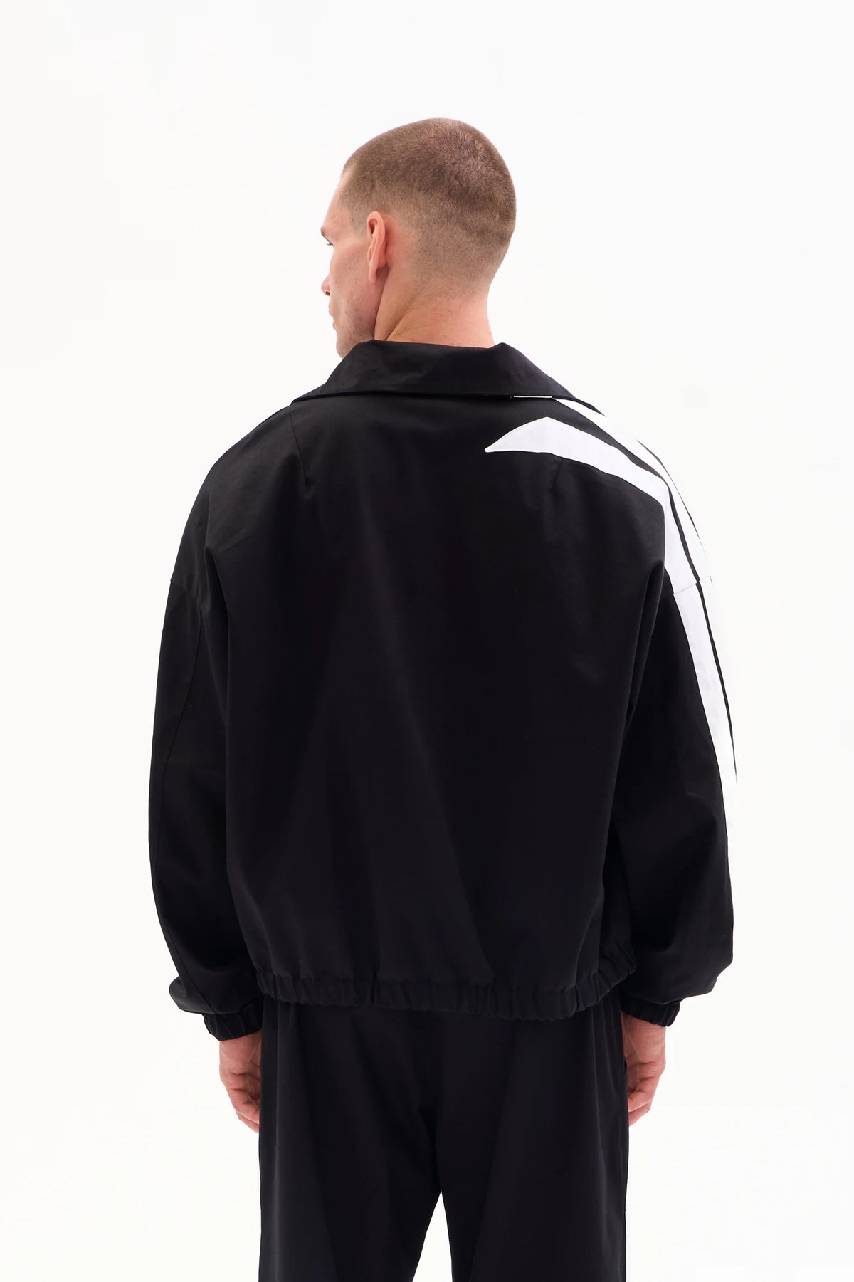 ATHLETIC CLUB TRACK JACKET - BLACK image 3