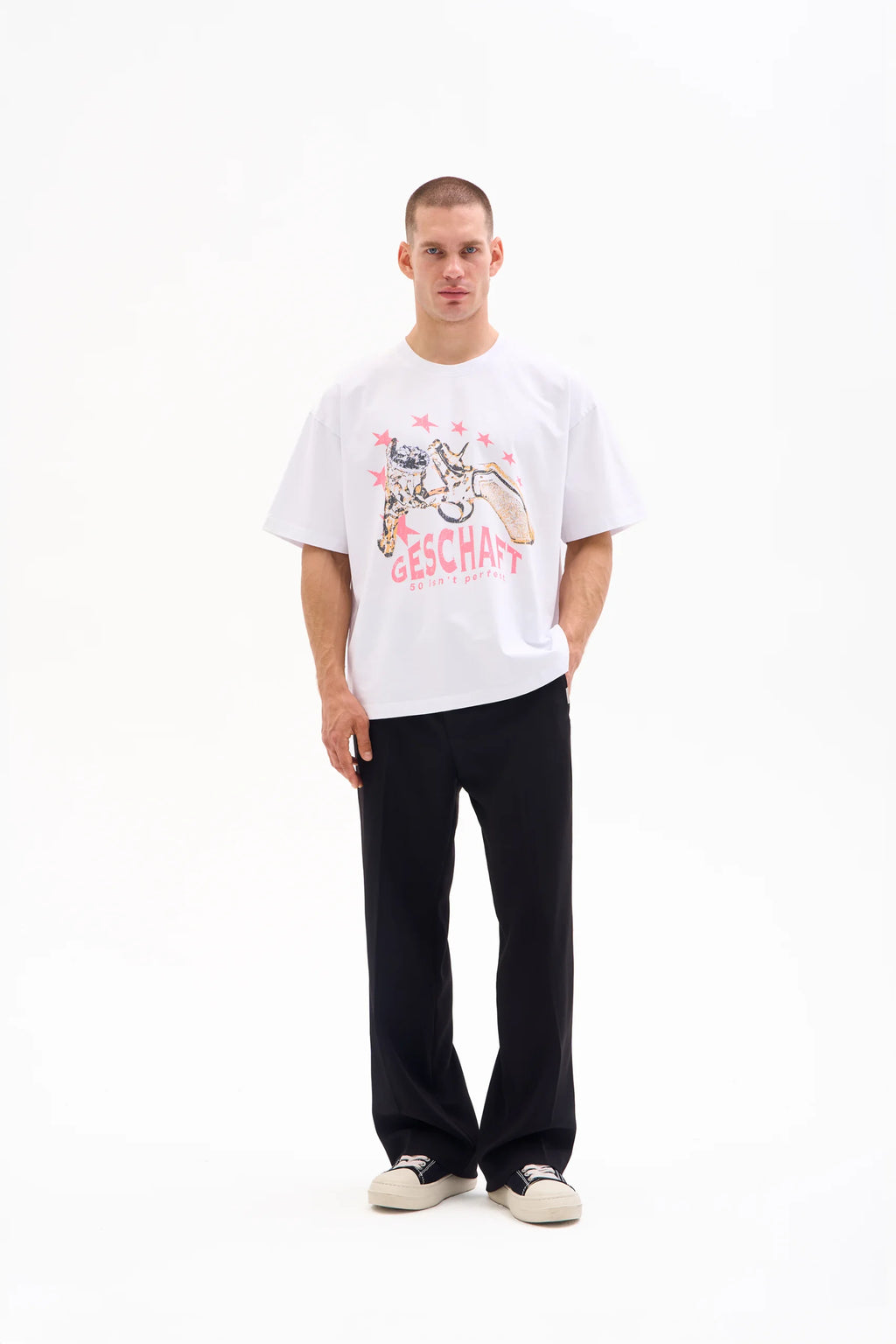 PRESSED TROUSERS - BLACK image 1