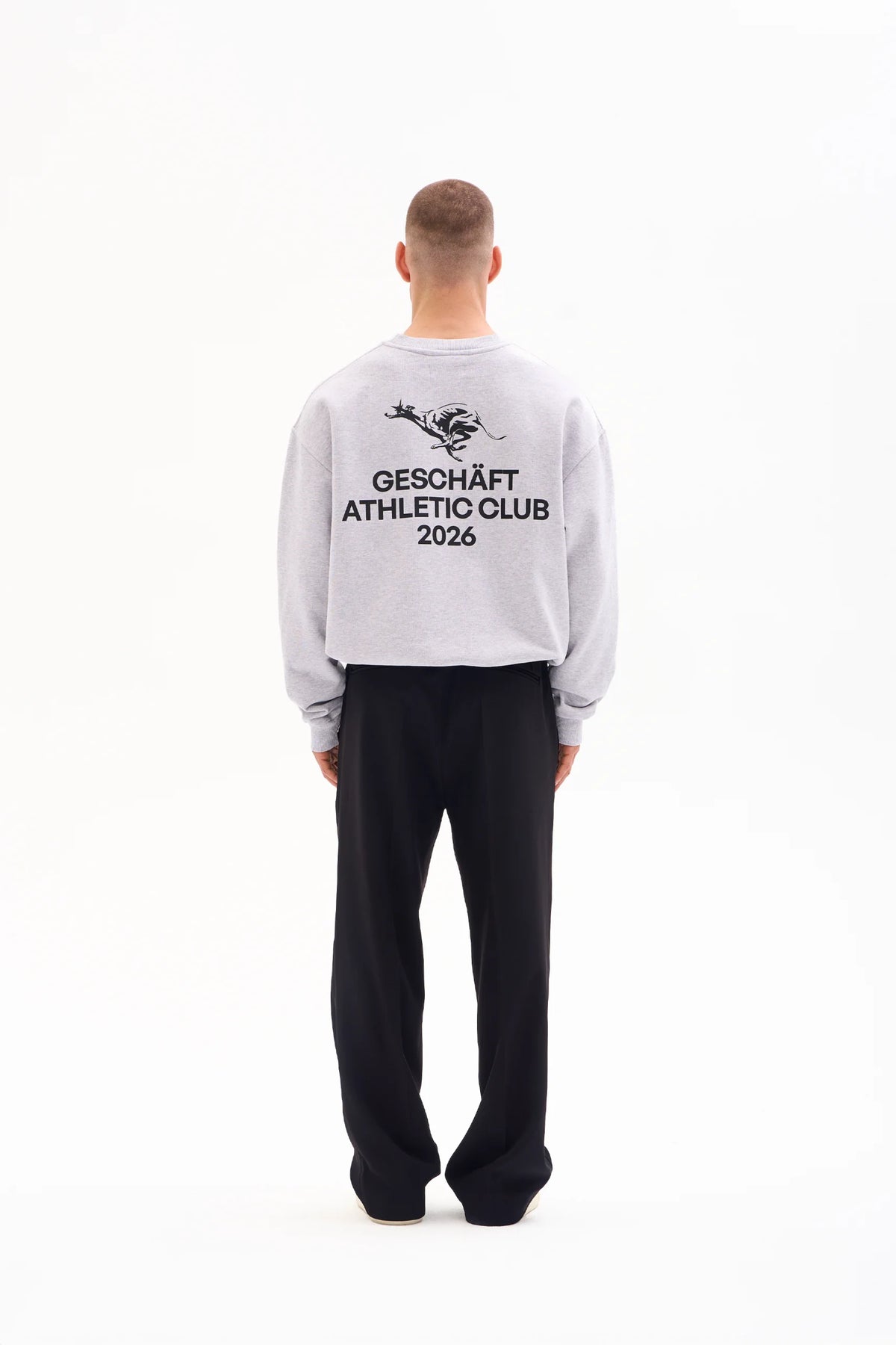 ATHLETIC CLUB CREWNECK 470g - HEATHER GREY image 4