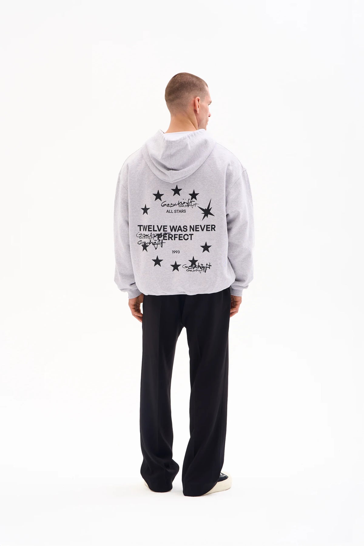 ALL STARS HOODIE 470g - HEATHER GREY image 7