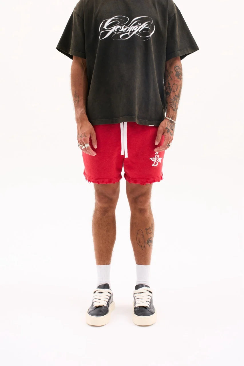 ANGEL SHORTS 470G / WASHED RED image 0