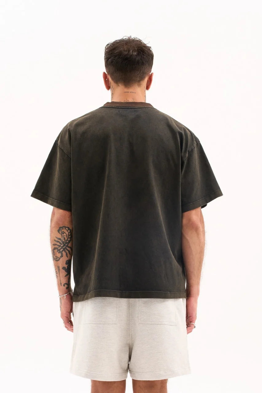 ANGEL DIAGONAL SHORTS 380G / ASH GREY image 3