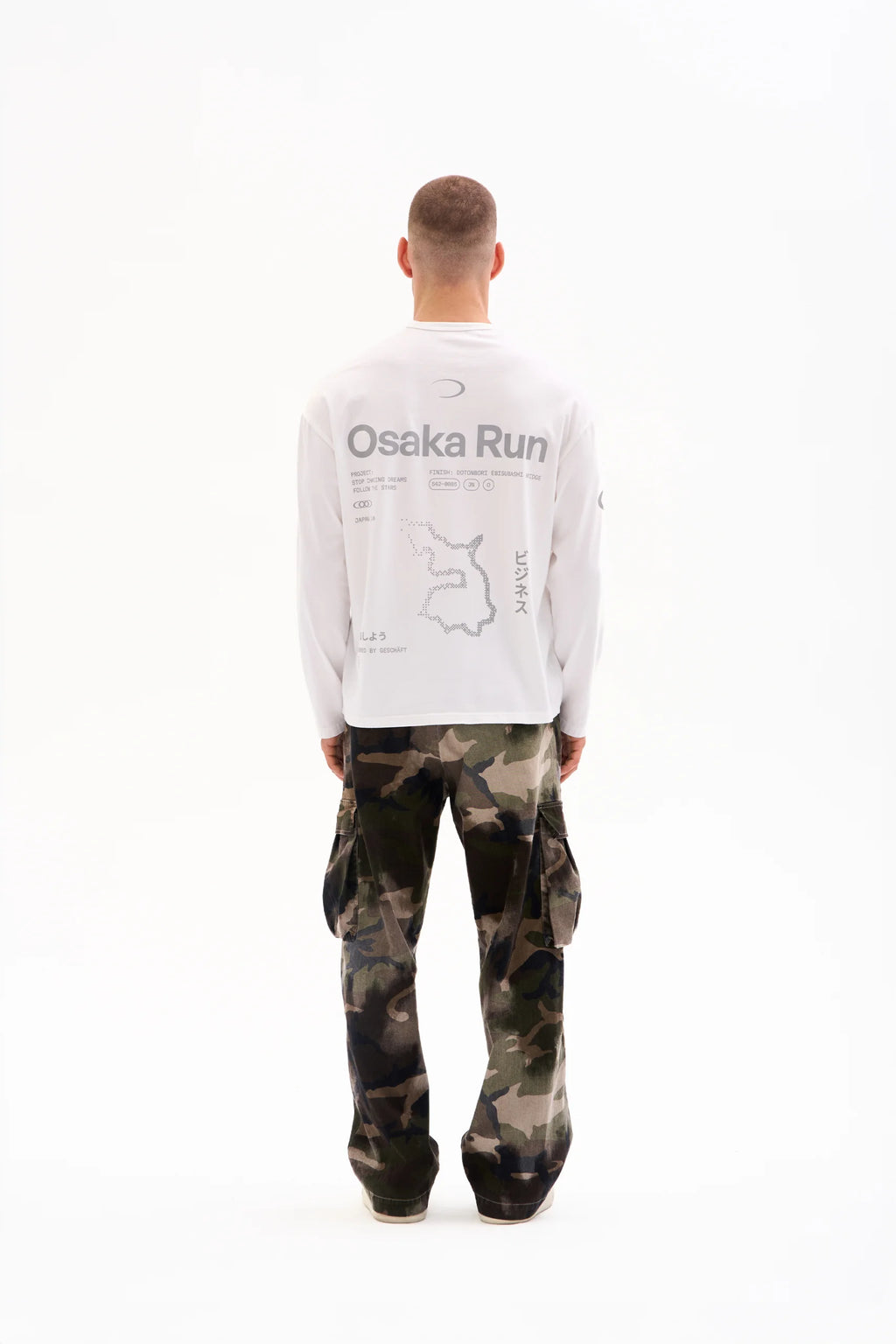 OSAKA RUN LONGSLEEVE 200g - OFF WHITE image 4